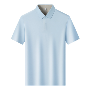 男士拉丁舞比赛服短袖翻领上衣摩登舞练功服国标舞蹈训练半袖T恤