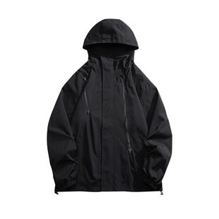 户外冲锋登山外套男2025新款爆款防水登山裤子衣服春秋季夹克衫