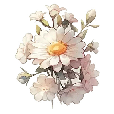 个性创意雏菊汽车贴纸