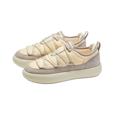 保暖低帮雪地靴男女同款