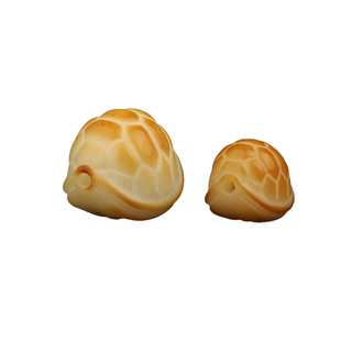 炭烤菩提根雕刻件散珠龟壳富甲天下配饰金刚菩提文玩佛珠DIY配件