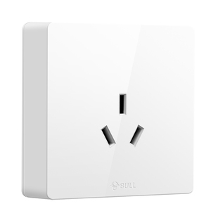 公牛16a一开三孔三眼空调热水器插座带开关专用面板明装16安暗装5