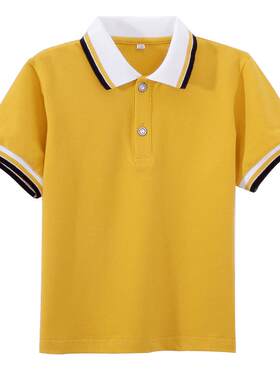 polo衫男童短袖校服短袖