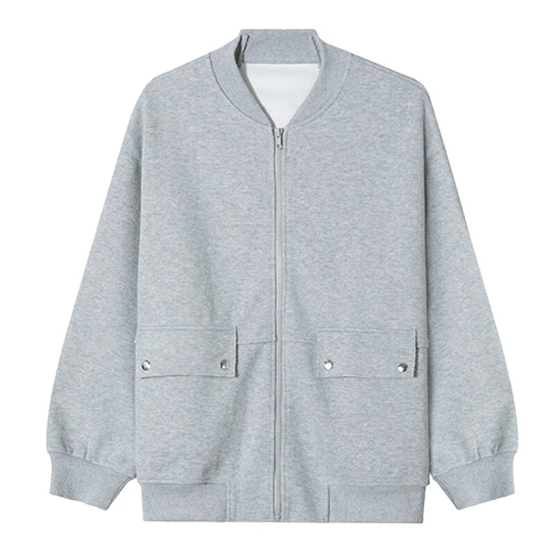 街头休闲棒球服白鹿语通勤新款