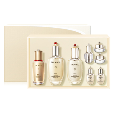 【重磅升级】Whoo后天气丹5A焕活紧透水乳+秘贴精华50ml抗皱修护