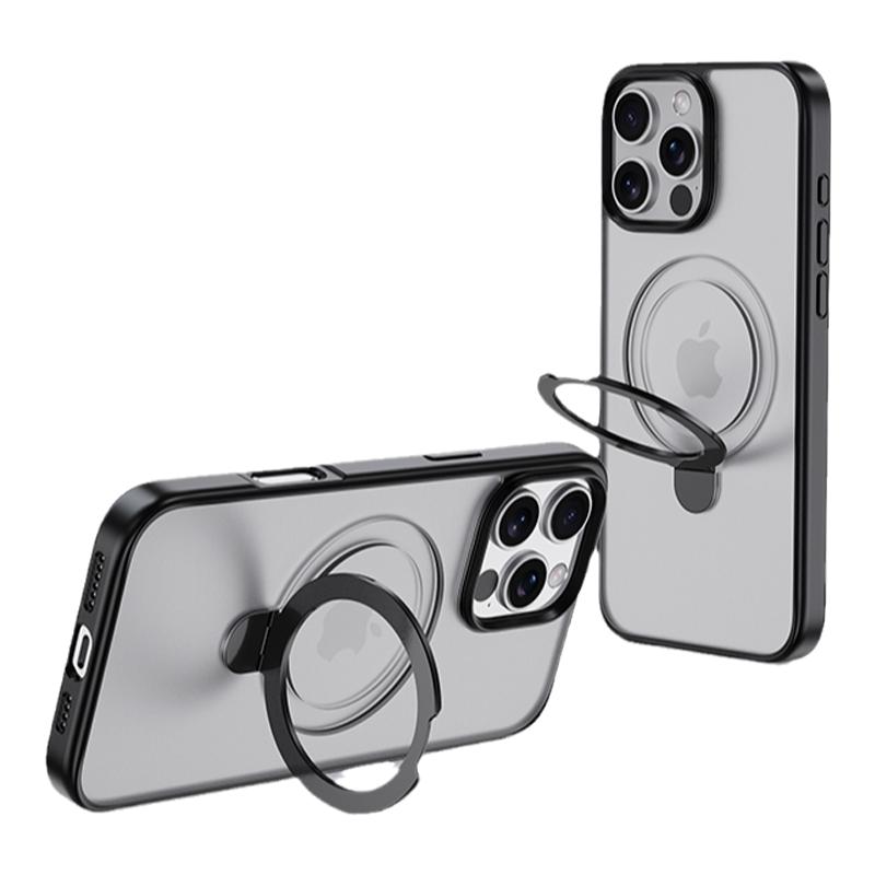 迪沃DEVIA逸尚系列支架防摔磁吸保护壳iPhone16磨砂手机硬壳适用于苹果16ProMax