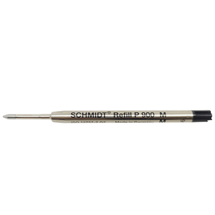 德国SCHMIDT Refill P900M黑色圆珠笔芯标准G2形油性原子笔替芯