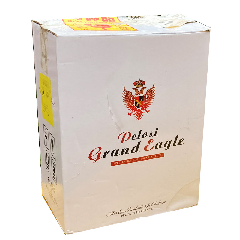 家用珍藏送礼正品波尔多红酒法国原瓶进口爵佩鹰干红葡萄酒整箱