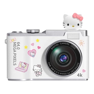 新款翻盖CCD数码相机学生儿童入门翻转屏哈喽kitty女生日礼物实用