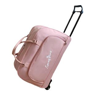新款拉杆包旅行包女大容量轻便行李包带轮子旅行袋短途旅游行李袋