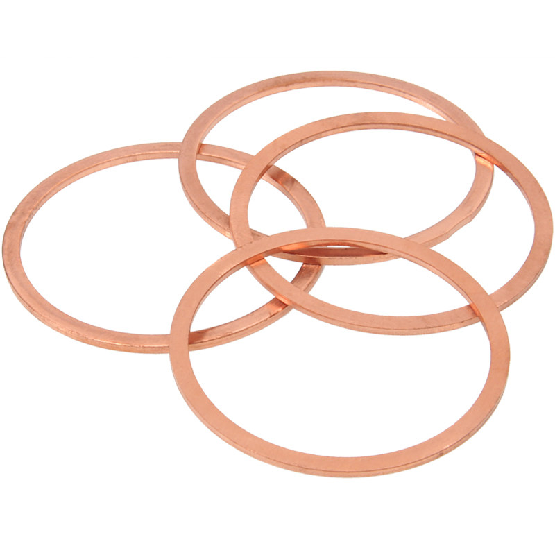 紫铜垫片垫圈 纯铜密封平垫 M5M6M8M10M12M13M14M16M17M18M20-M36