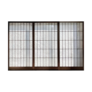 隔断推拉门定制宋代美学杜邦纸格子门厨房移门卧室阳台平移折叠门