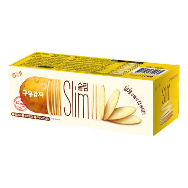韩国进口海太slim马铃薯薄脆饼干膨化休闲零食小吃土豆薯片饼干