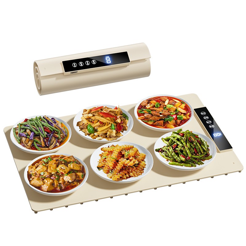 璐瑤暖菜板熱保溫板家用加熱盤飯菜神器2024新款餐桌桌墊電熱熱菜