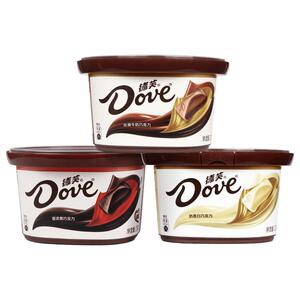 德芙巧克力234gx1碗牛奶巧克力黑巧休闲零食喜糖糖果礼物丝滑奶香