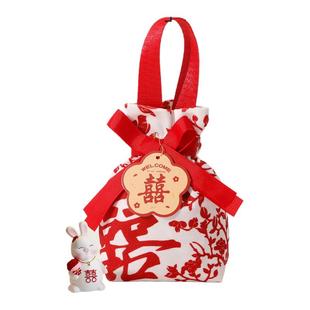 喜糖礼盒成品含糖订婚结婚一包糖果搭配好的婚礼专用婚糖定制盒子