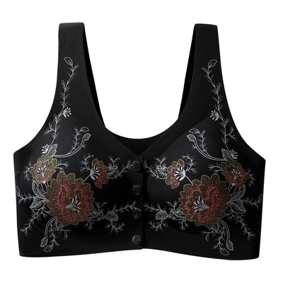 前扣无痕吊带背心文胸聚拢遮副乳