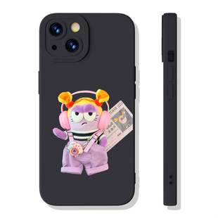 恶霸鱼比奇堡手机壳适用华为P90pro max少女酷酷鱼Mate60居民月苹果17小丑鱼OPPOReno15VIVOS20小米14三星S25