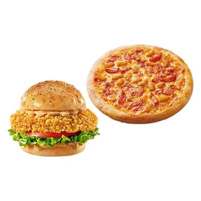 必胜客 披萨汉堡2件套（券） 兑换券  淘宝闪购外卖券