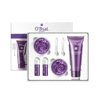 欧贝雪洗面奶日霜晚霜组合套装