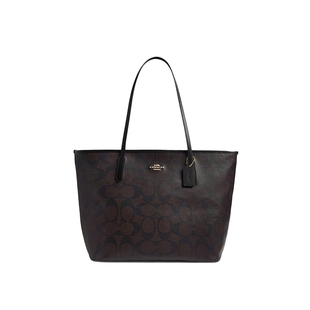 COACH/蔻驰官方 奥莱款city 36女士单肩手提包托特包旅行包CCD66