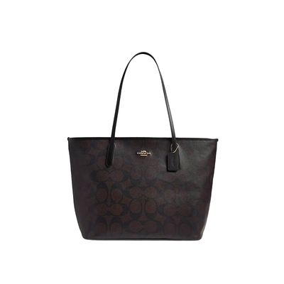 COACH/蔻驰官方 奥莱款city 36女士单肩手提包托特包旅行包CCD66