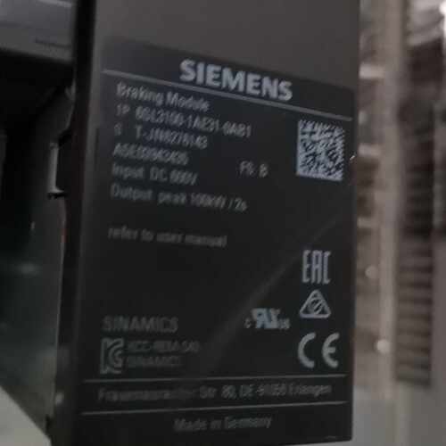 询价制动模块6SL3100-1AE31-0AB1，德国