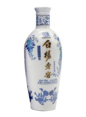 蓝瓷十年白杨老窖白酒500ml50度