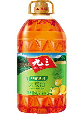九三非转基因三级大豆油4L