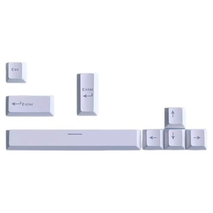 机械键盘键帽8键增补按键PBT原厂客制化个性化女生双色注塑不透光