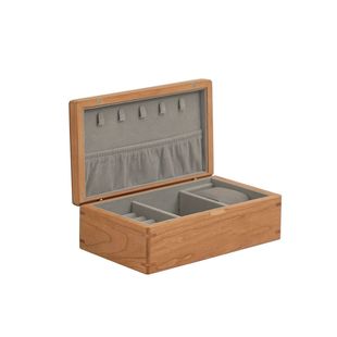 樱桃木新型首饰盒文玩手串核桃蜜蜡佛珠玉牌迷你鼻烟壶防尘收纳盒