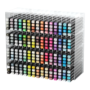 法卡勒马克笔480色笔架装专业全套三代学生彩笔美术专用软头双头油性法克勒一代FINECOLOUR二代五代