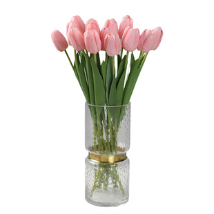 郁金香仿真花高级感逼真假花摆设客厅餐桌装饰花摆件花束仿生花艺