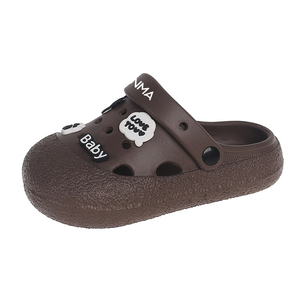 森马洞洞鞋儿童2025新款夏季室内居家沙滩鞋软底防滑踩屎感凉拖鞋