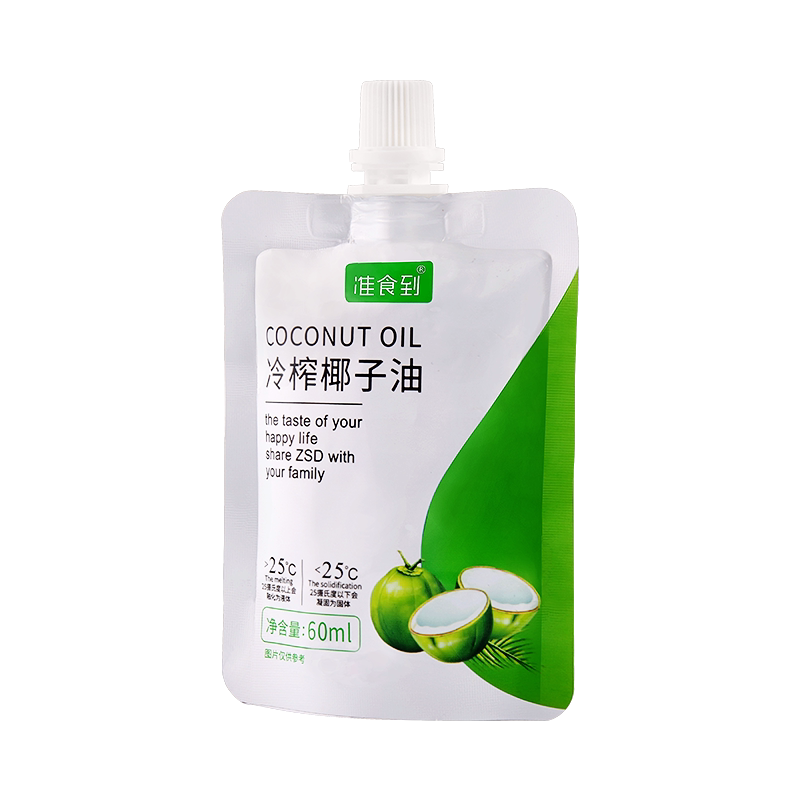 拍1发5袋尝鲜海南食用椰子油