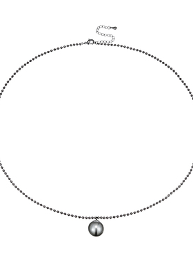 施家澳白色单颗珍珠项链