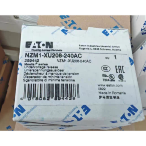 议价伊顿穆勒NZM1-XU208-240AC塑壳断路器欠压线圈德国原装正品