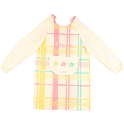 摩登主妇彩虹软糖长袖围裙厨房