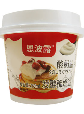 酸奶油恩波露即食沙拉涂抹烘焙