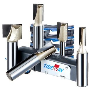 浪潮木工清底刀英制台面平底雕刻机铣刀开槽刀具修边机刀头锣刀