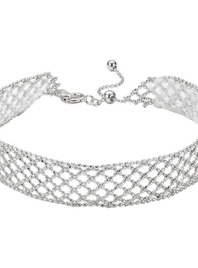 意大利S925纯银蕾丝手链女显白