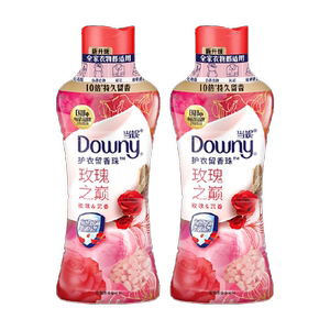 当妮留香珠450gx2瓶10倍持久留香玫瑰之巅除菌洗衣香珠家庭囤货装