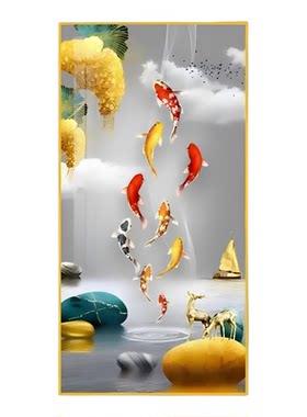 玄关配电箱沙发客厅装饰画挂画