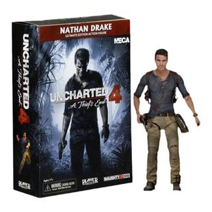 NECA 神秘海域 4盗贼末路 内森.德雷克可动人偶手办公仔模型