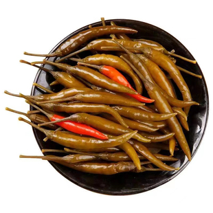 正宗腌小辣椒腌制酸甜小辣椒泡椒小米辣朝天椒下饭小咸菜餐饮商用