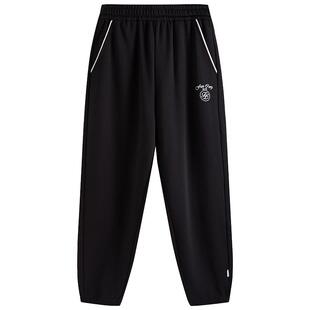 Fun商场同款时尚运动锥型版针织长裤FMK643A1B