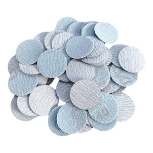 1寸植绒白砂纸圆形气动打磨机金属不锈钢抛光去毛刺120#180#24#80