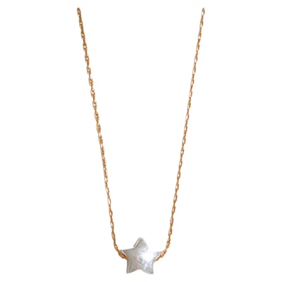 XTASTE 德国 HOLA AMOR ESTUDIOS银色星星链条项链毛衣链百搭高级