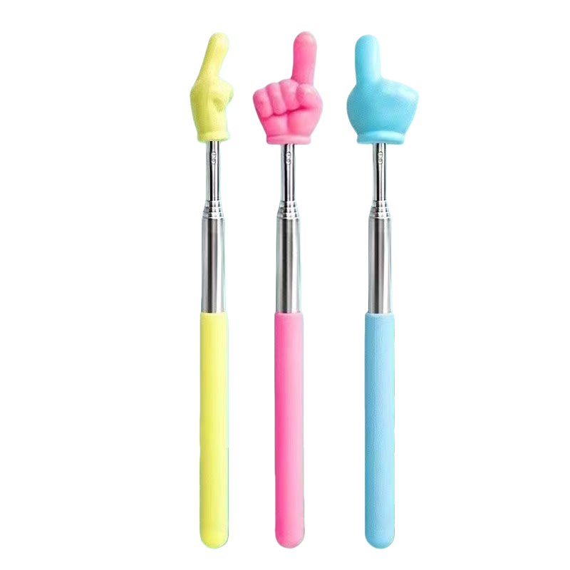 不锈钢可伸缩指读棒老师家长可用认读棒小手指指挥棒教鞭工具