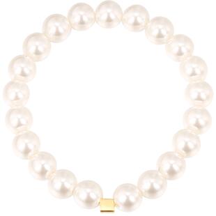 925纯银极细施家珍珠戒指女小众气质叠戴指环法式复古高级感尾戒